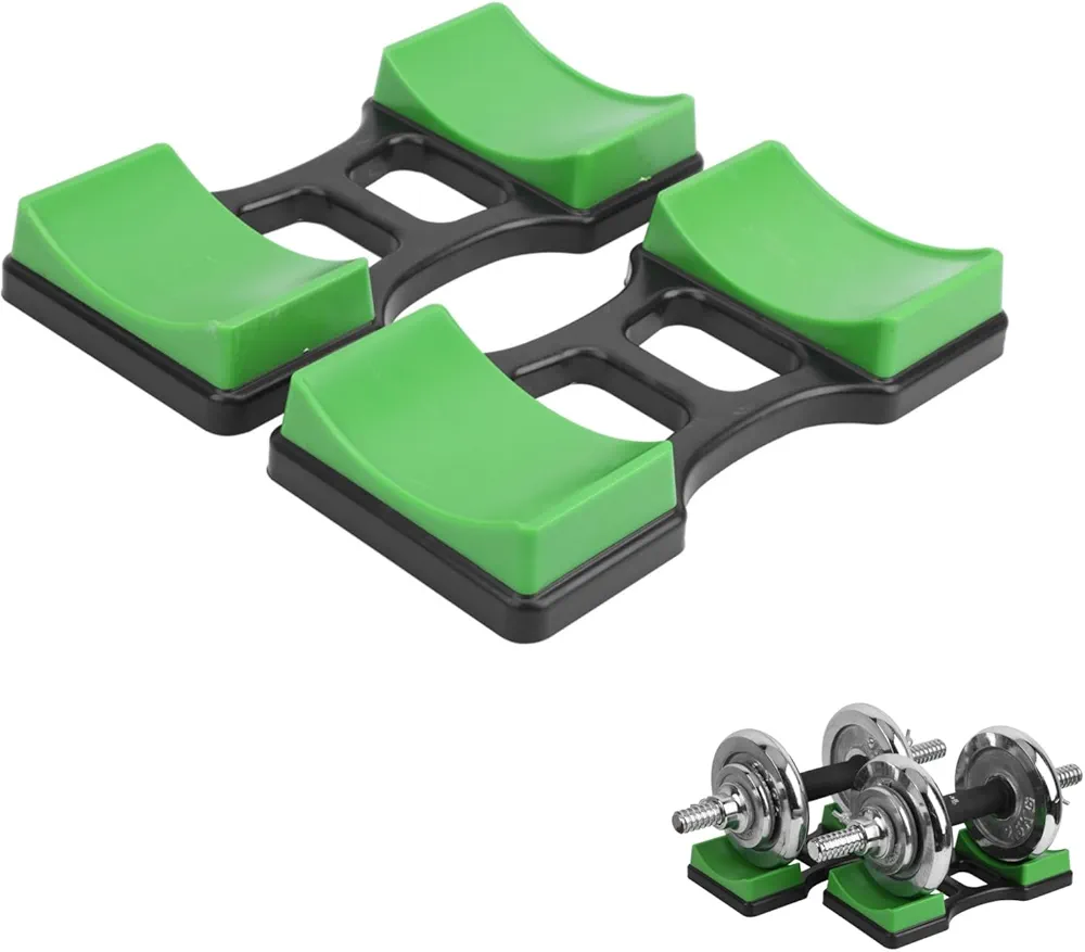 Dumbbell Rack for Home Gym, Sturdy Dumbbell Bracket to Prevent Rolling, Accommodates 100KG Weight Stand Holder for Dumbbell Storage (1 Pair)