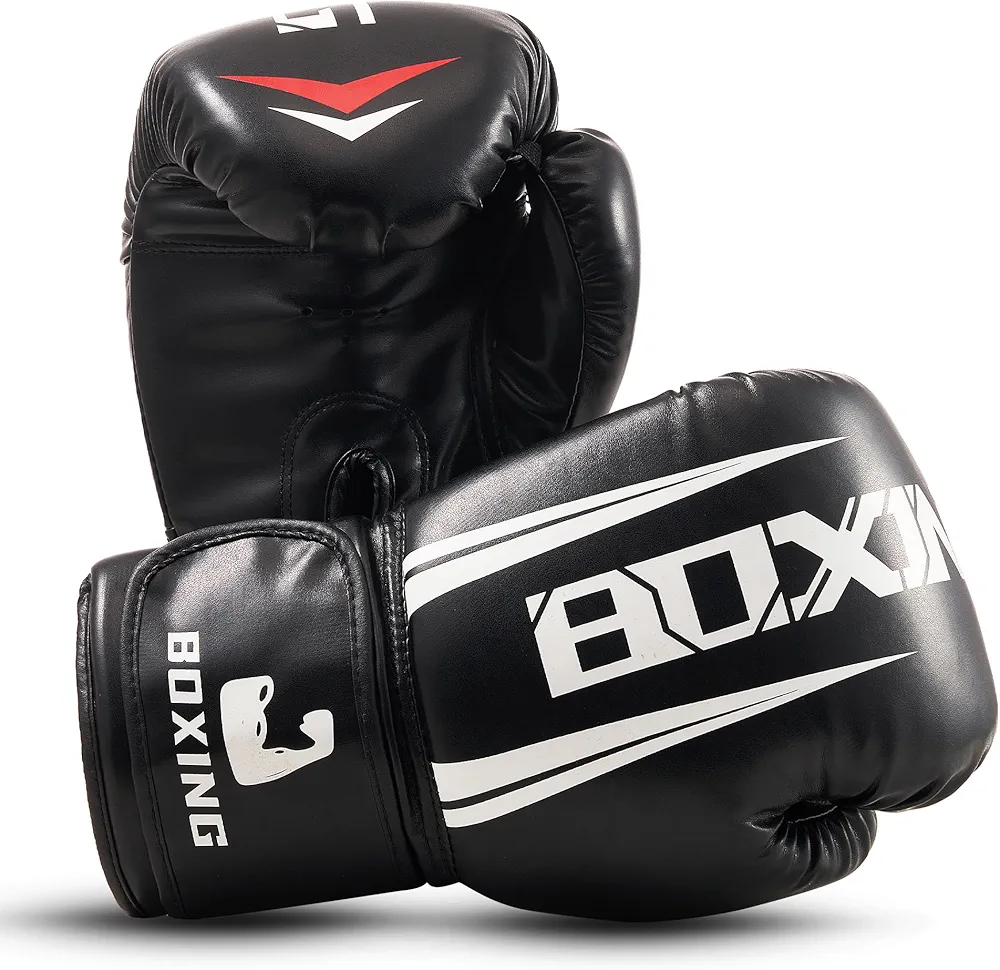 Boxing Gloves Men, Boxing Training Sparring Gloves，Muay Thai, Kickboxing, Heavy Punching Bag Gloves 12 OZ