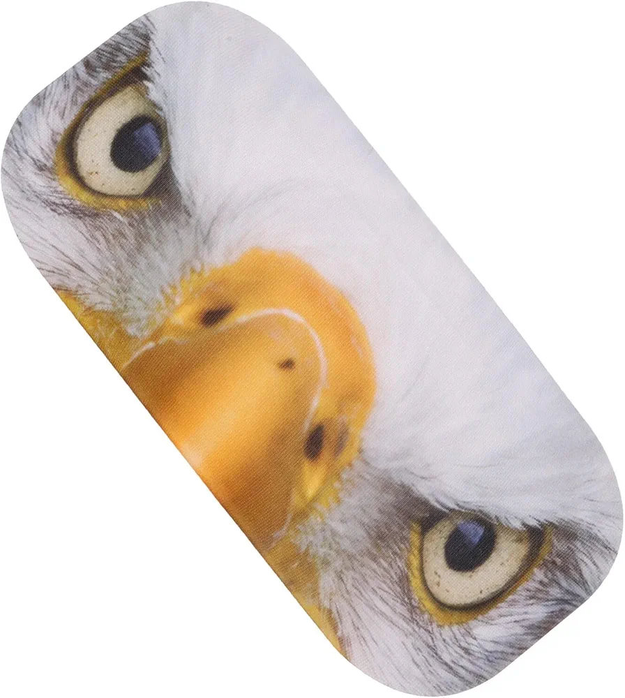 HANABASS Ski Snowboard Goggle Cover Sleeve Eagle Design Microfiber Protective Goggle Cover Sock Lens Scratch Protection for Travel Storage Accessories
