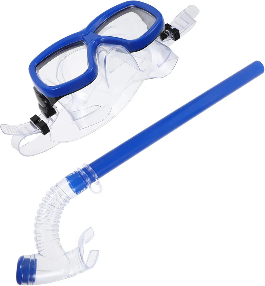 Diving Accessory Set Frameless Diver Mask Snorkel Fins and Goggles for Snorkeling
