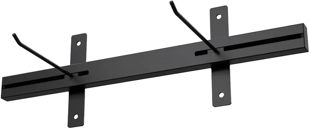 Power Systems Adjustable Wall Rack for Yoga and Fitness Mats,Black