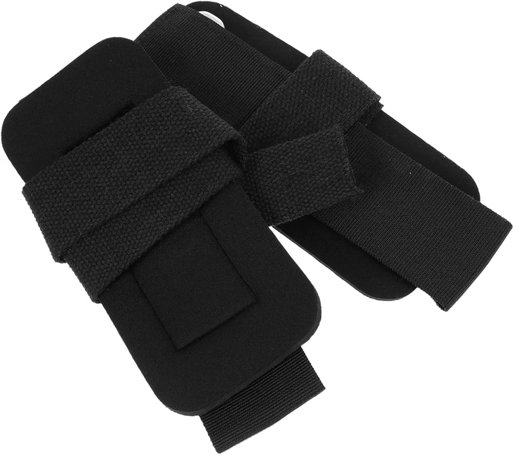 2pcs Booster Stripe Wrist Guard Moving Straps Weight Lifting Straps for Men Retractable Ratchet Straps Cable Wrist Gym Training Wrist Bands Fitness Exercise Strap Nylon Black