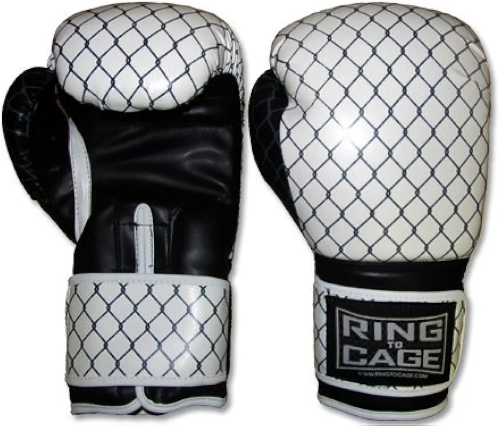 Cage Printed Stand up Boxing Gloves, for MMA, Boxing, Muay Thai, Kickboxing