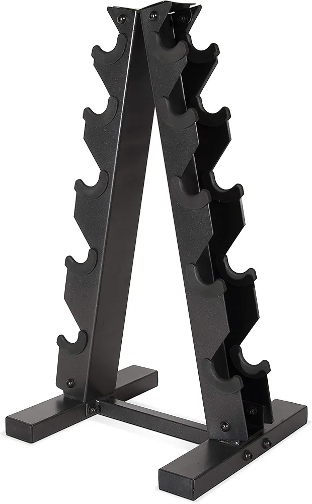 CAP Barbell A-Frame Dumbbell Weight Rack, Black