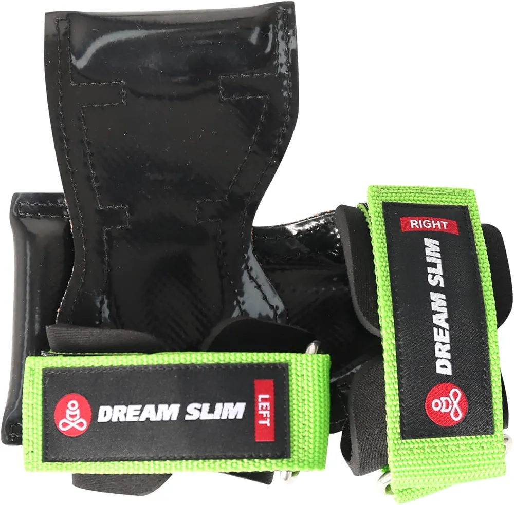 Weight Lifting Wrist Straps for Weightlifting, Lifting Deadlift & Powerlifting Grips Gloves, Adjustable Neoprene Padded Gym Workout Pull Up Lifting & Shrugs Wrist Hooks (Pair)