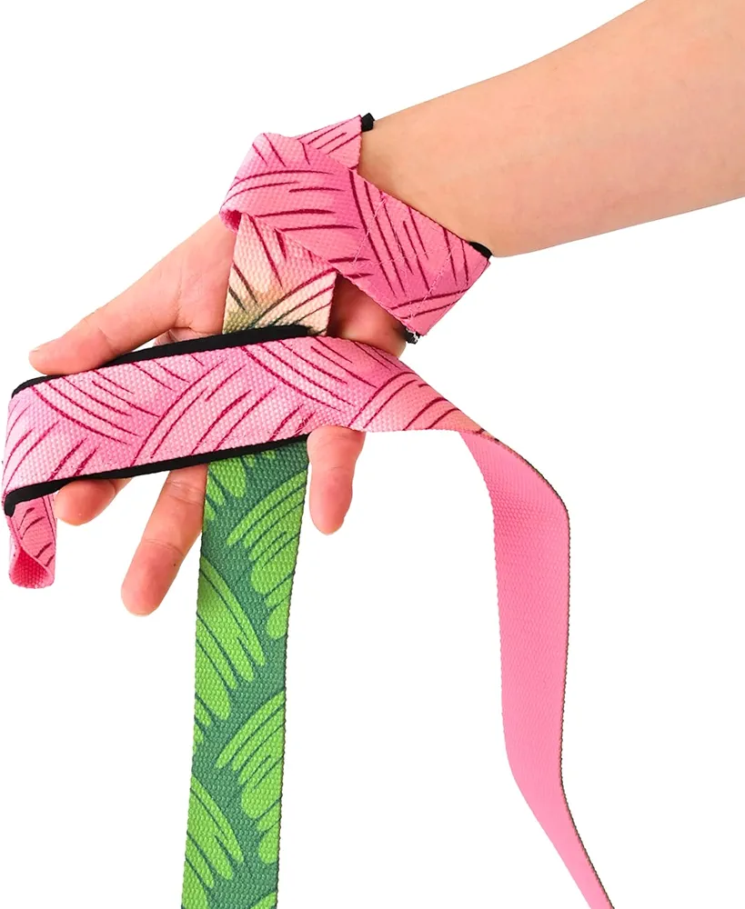 Mitsuri Anime Lifting Straps - 1 Pair Of Deadlift Lifting Straps, Perfect for Strength Athletes, Powerlifters and Weightlifters who love Anime