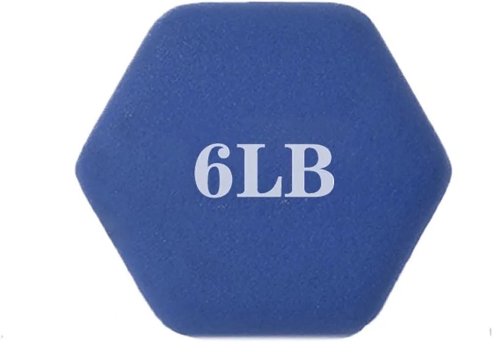 GaRcan Neoprene Dumbbell A Pair Barbell Neoprene Coated Weights 6/8 / 10/12 15 Pound Anti-Slip, Anti-roll, Hex Shape Colorful 8 Weights Set 2 12 Set 2 (A, One Size)