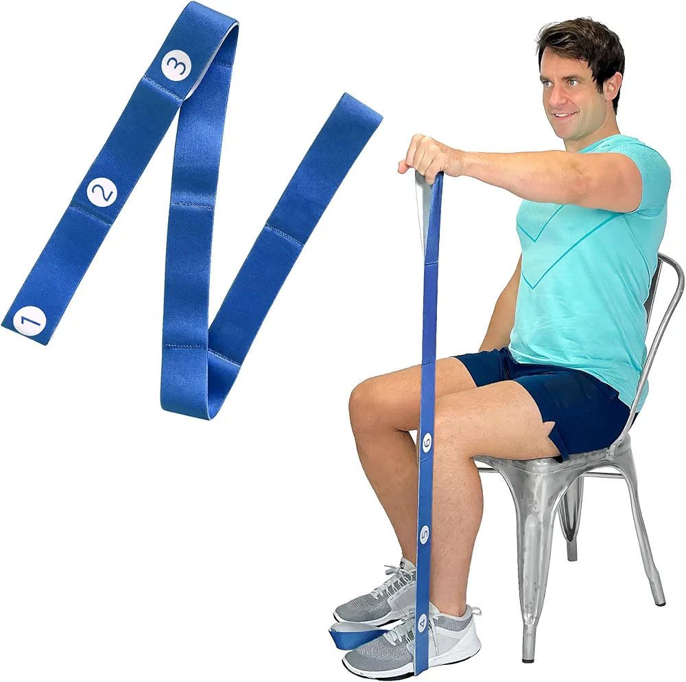 Resistance Bands for Seniors - Exercise Band to Improve Mobility and Strength - Standing & Chair Exercises for Seniors Including Videos and Printable Exercise Instructions