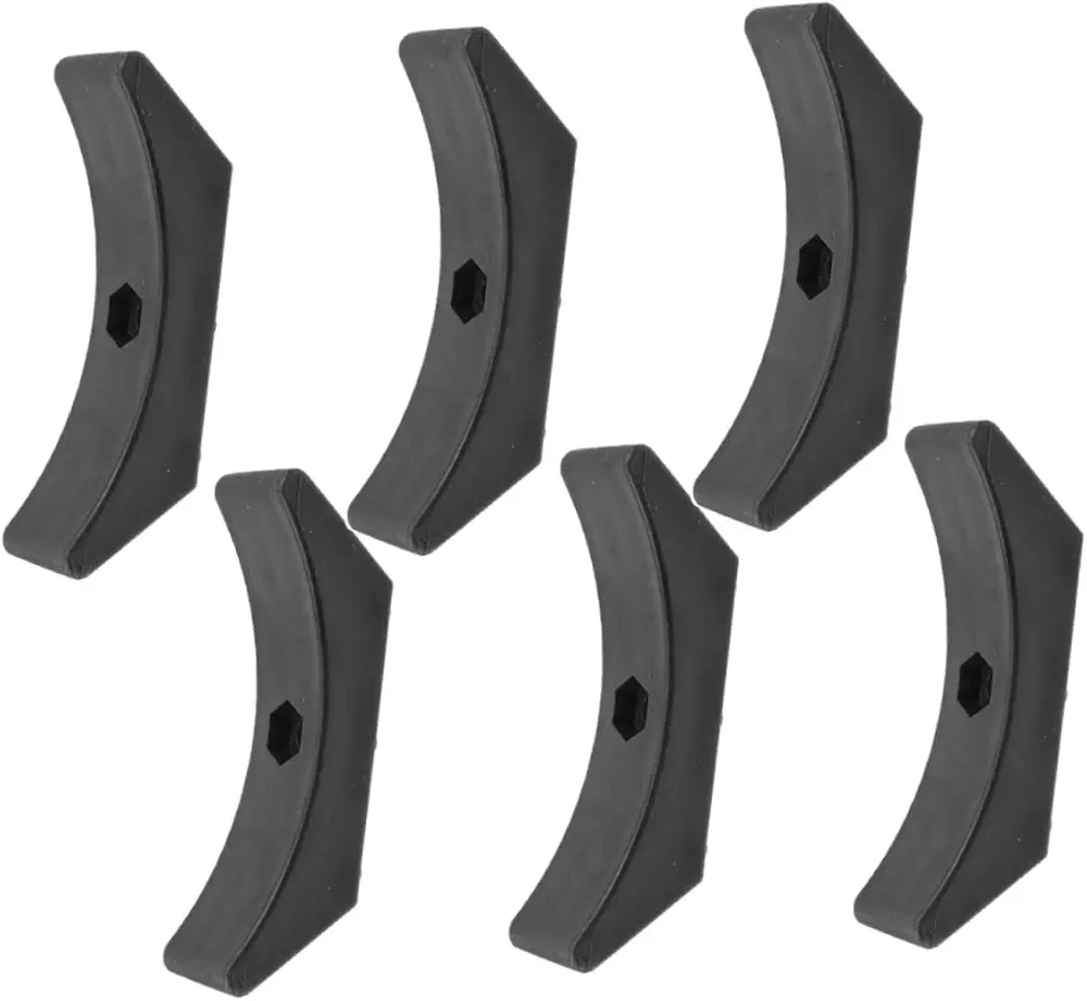 Replacement Dumbbell Saddles 6pcs Dumbbell Saddle Cradle Dumbbell Bracket for Storage PP Material
