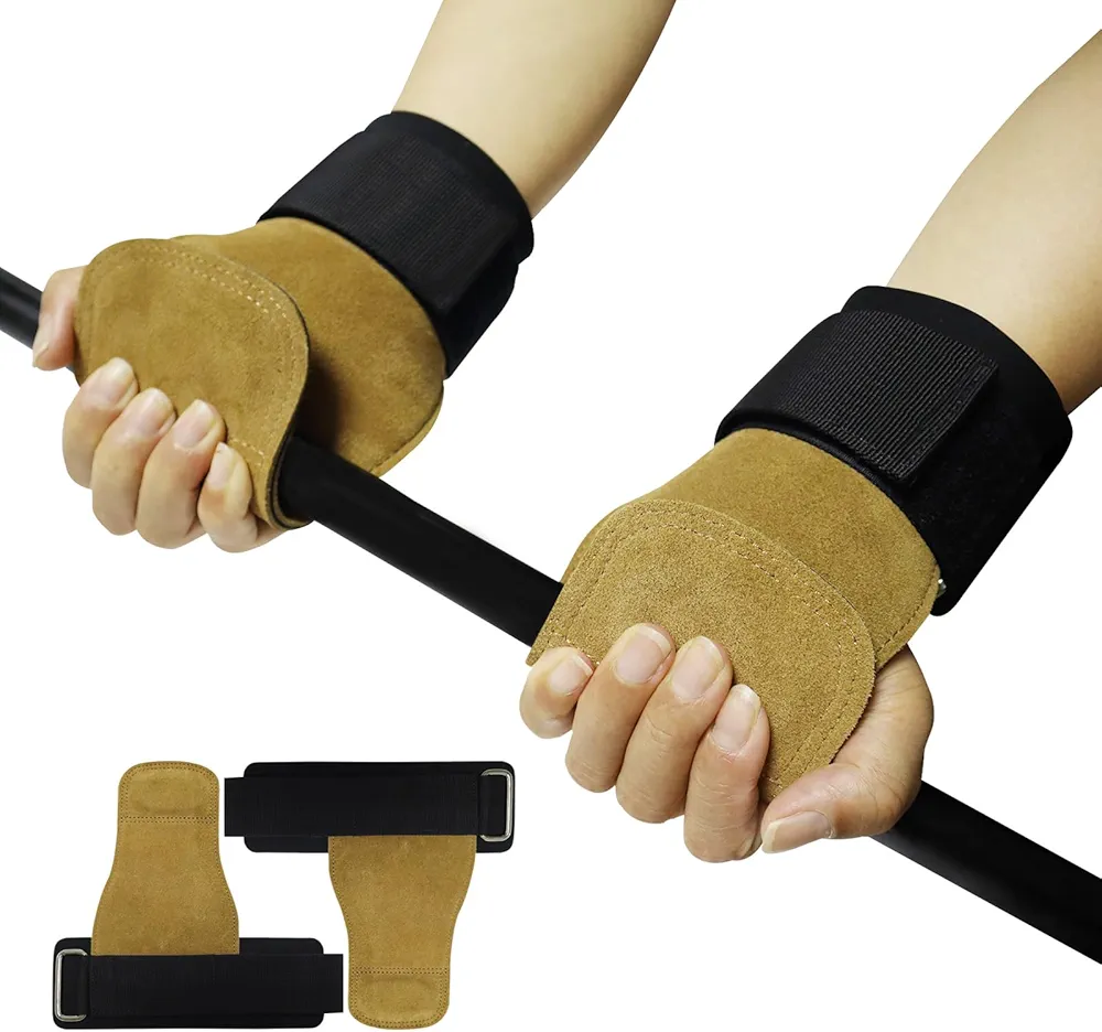Lifting Straps GYM Straps Weight Lifting Wrist Straps for Weightlifting for Women,Wrist Wraps for Weightlifting Men Training,Leather Straps Lifting Grips,Workout Straps for Hands Powerlifting