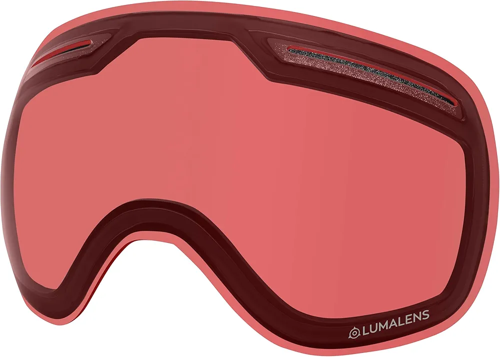 Dragon Unisex X1 Snow Goggle Replacement Lens - Lumalens Rose