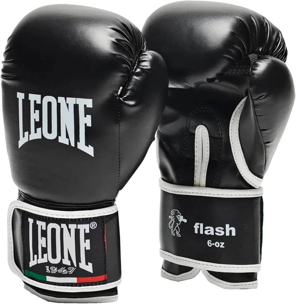 Flash Boxing Gloves, Unisex Child, Black, 6 OZ, GN083