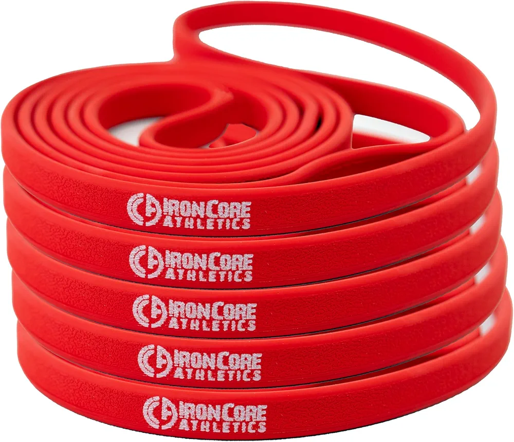 Premium Exercise Bands - Ultra Durable, Non-Slip, Comfort-Edge Resistance - Tested Over 30K Pulls - Three