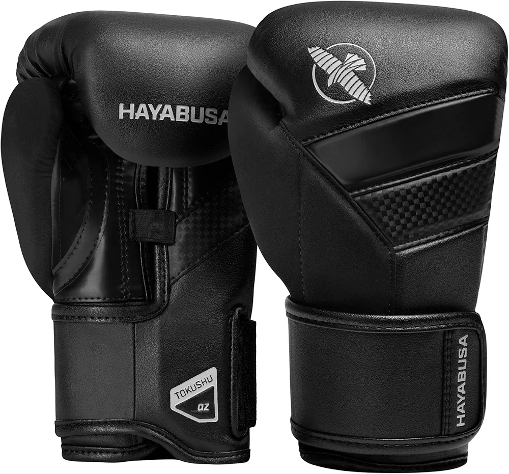 Hayabusa T3 Boxing Gloves for Kids and Teens Wrist and Knuckle Protection, Dual-X Hook and Loop Closure, Splinted Wrist Support, 5 Layer Foam Knuckle Padding