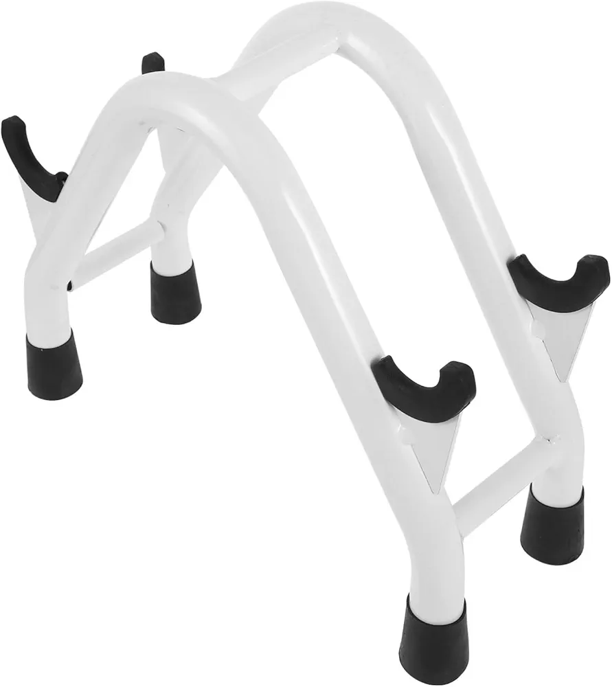 Dumbbell Rack Kettlebells Rack Small Dumbbell Stand Dumbbell Storage Stand Weight Plates Rack Dumbbell Holder Dumbbell Weight Rack Barbell Holder Barbell Display Stand White Iron
