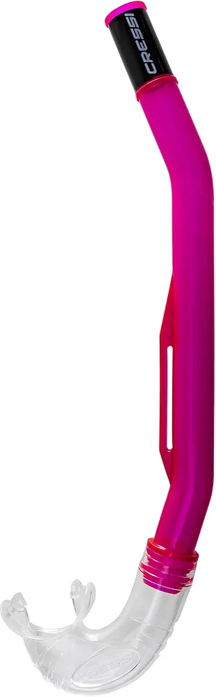 Cressi Scuba Diving Minimal Fixed Keeper Snorkel - Easy and Comfortable to Use - Island: Designed in Italy
