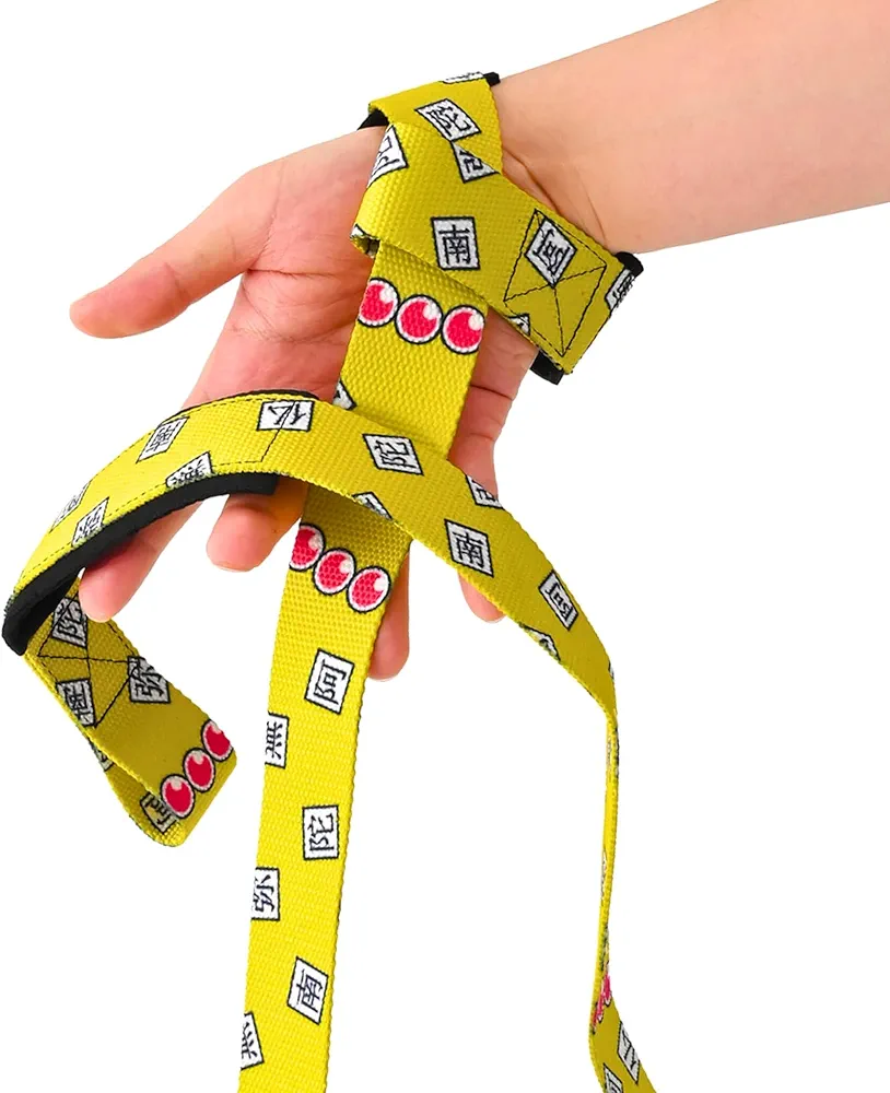 Stone Anime Lifting Straps - 1 Pair Of Deadlift Lifting Straps, Perfect for Strength Athletes, Powerlifters and Weightlifters who love Anime
