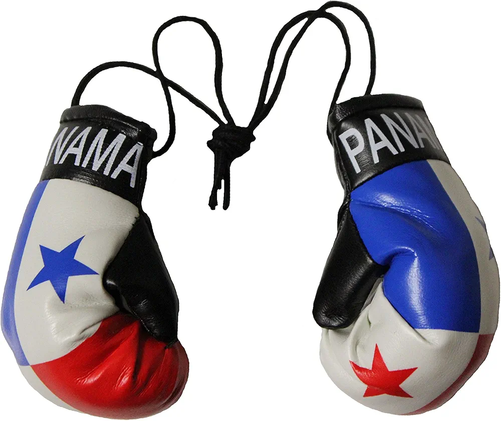 Panama Country Flag Mini Boxing Gloves..New