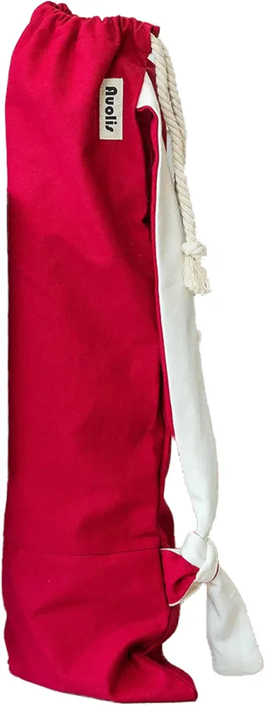 Yoga Mat Bag for Women - Minimalist Large Yoga Mat Carrier with Adjustable Strap and Waterproof Lining, Fits Most Mats - Gift for Yoga Enthusiasts