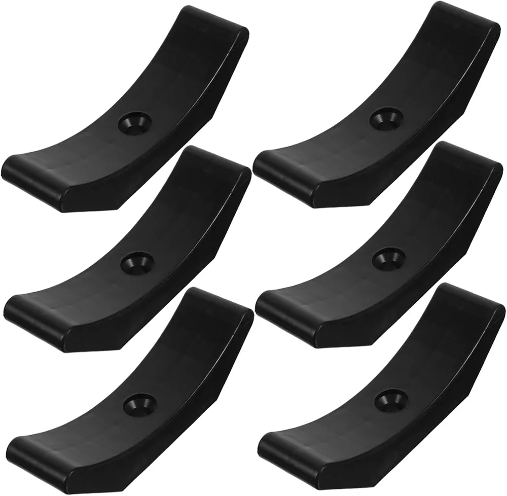 6pcs Fitness Equipment Dumbbell Cradles Small Weight Rack Dumbbell Tray Hand Weight Holder Dumbbell Holder Weight Rack for Dumbbell Weight Lifting Rack Dumbbell Rack Gym Pp Black