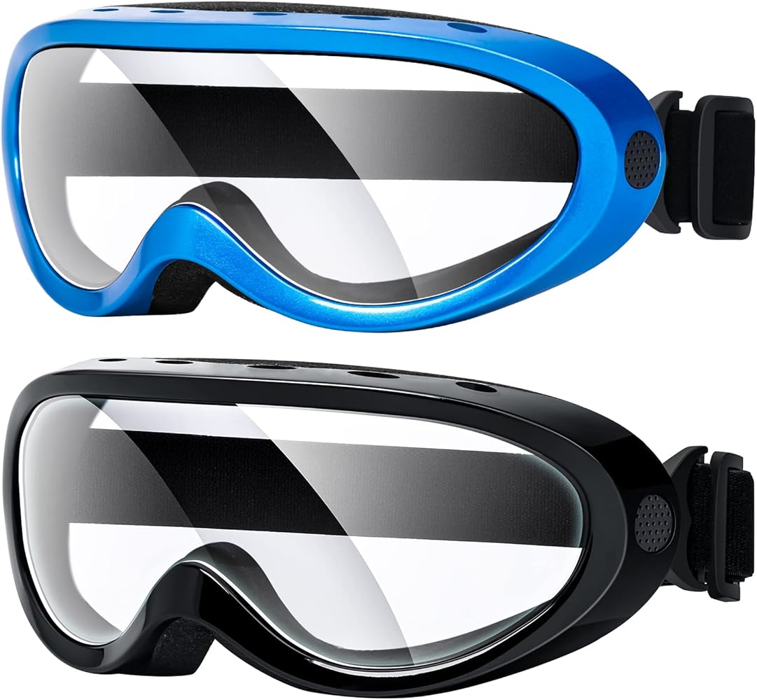2-Pack Ski Goggles, Snowboard Goggles for Men, Women, Kids, Youth, Boys & Girls, Snowmobile Goggles
