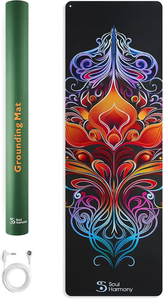 Grounding Mat 72"x23.6" - Colored Grounding Mat Earthing - Grounding Pad for Bed - Grounding Yoga Exercise Mat - Grounding Pad for Feet - Earthing Mat