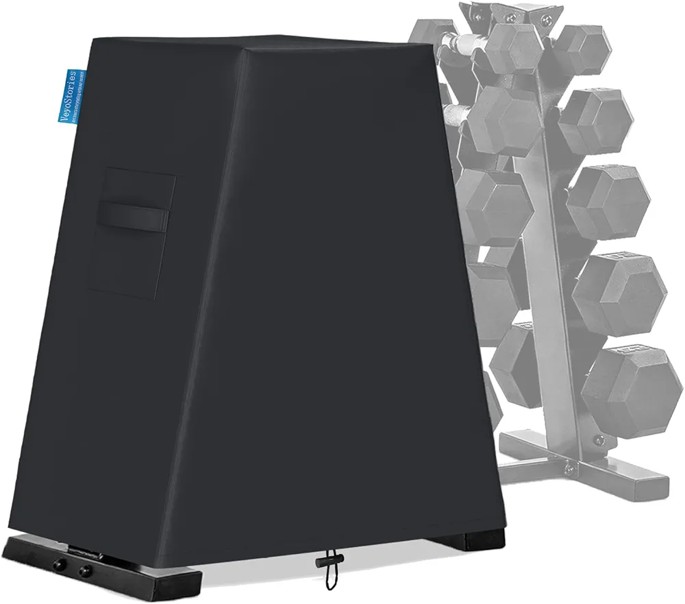 Dumbbell Rack Dust Cover, Dumbbell Weight Rack Cover, A-Frame Dumbbell Rack Cover, Designed Specifically for Home Gym Dumbbell Set Brackets - Waterproof and Dustproof Cover (Cover Only)