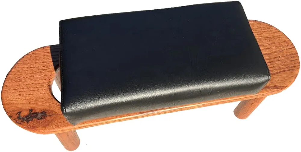 Plank Bench - 250 lbs. Capacity Balanced Exercise bench for Comfortable Abdominal Conditioning, Solid Hardwood Construction