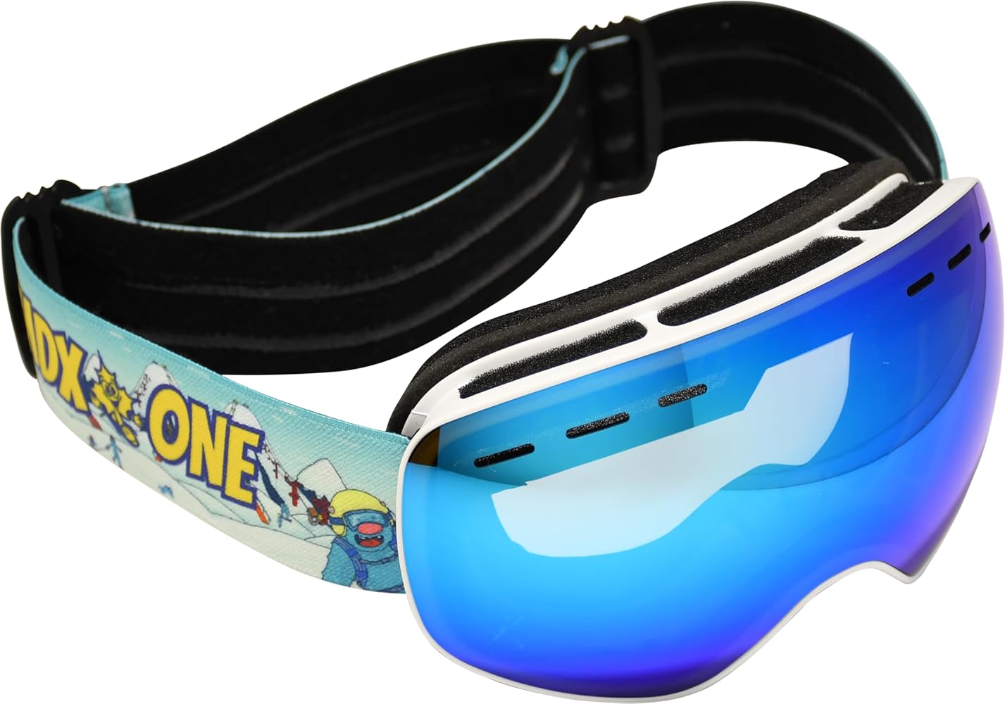 MDXONE kids ski snowboard Goggles toddlers boys girls youth Anti UV Anti Slip Anti-Fog age 3-14