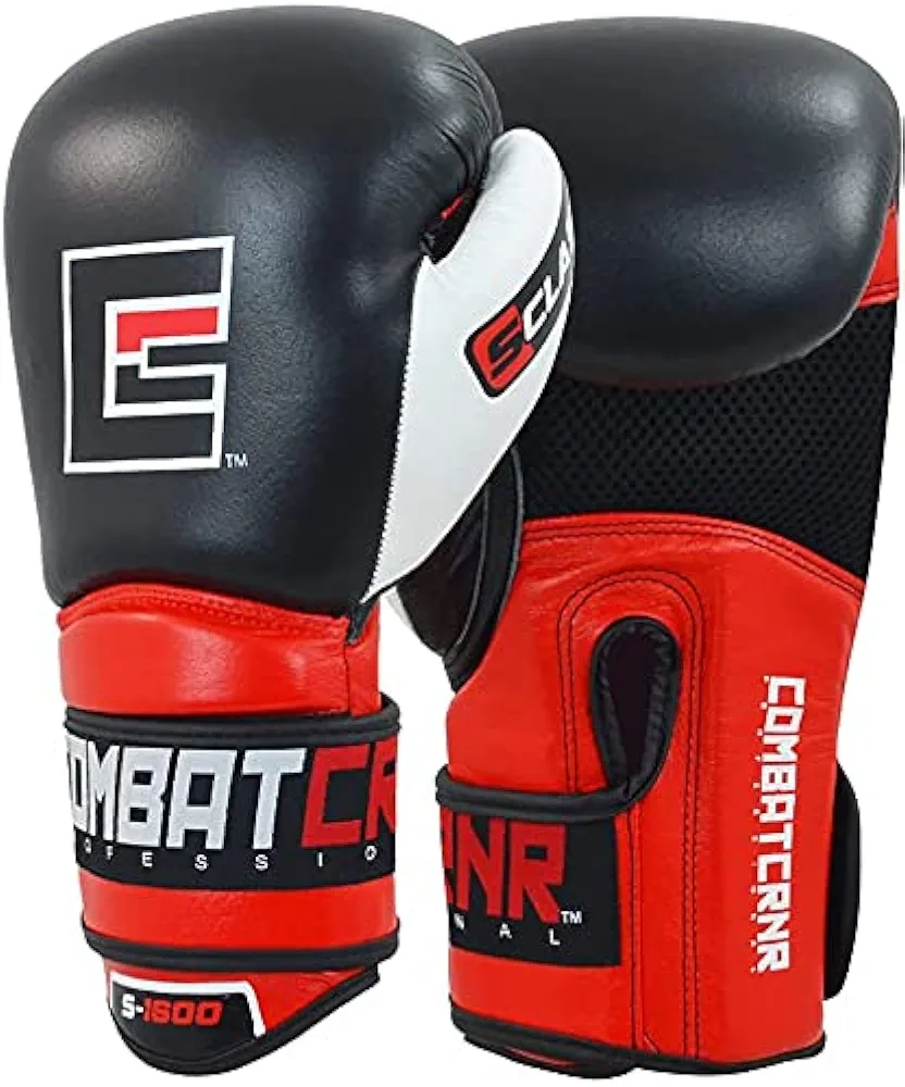 Combat Corner S-Class Boxing Gloves for Men and Women – Sparring Training Gloves for MMA, Muay, Kickboxing | Made with High Density Padding