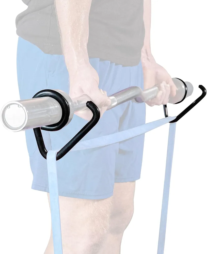 Resistance Band Collar Hooks (Pair) Use with Any 2" Olympic Bar | Add Dynamic Resistance to Your Workout