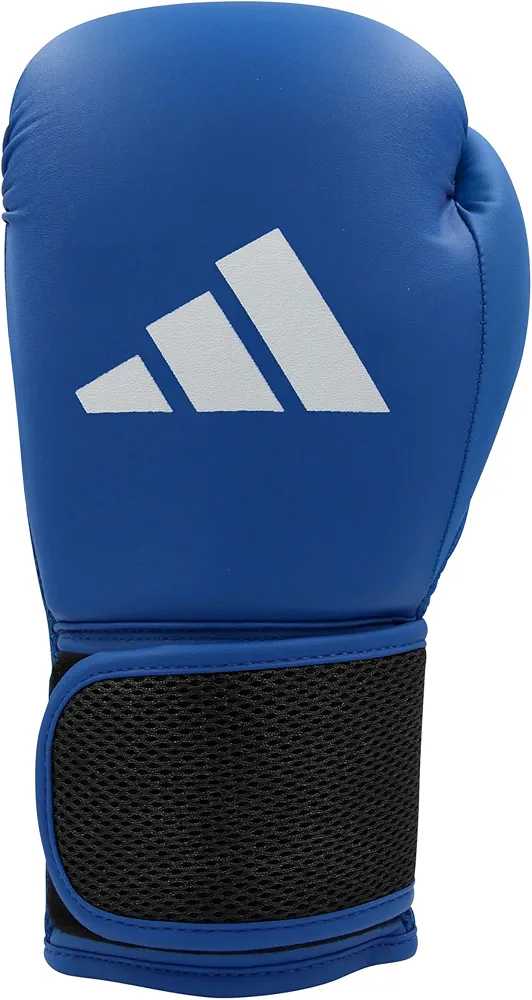 Adidas Hybrid25 Boxing Gloves - for Boxing, MMA, Kickboxing, Muay Thai, Beginner Punching Bag Workouts, Designed for Men & Women, Enhanced Training Performance, ADIH25 (Blue, 12 OZ)