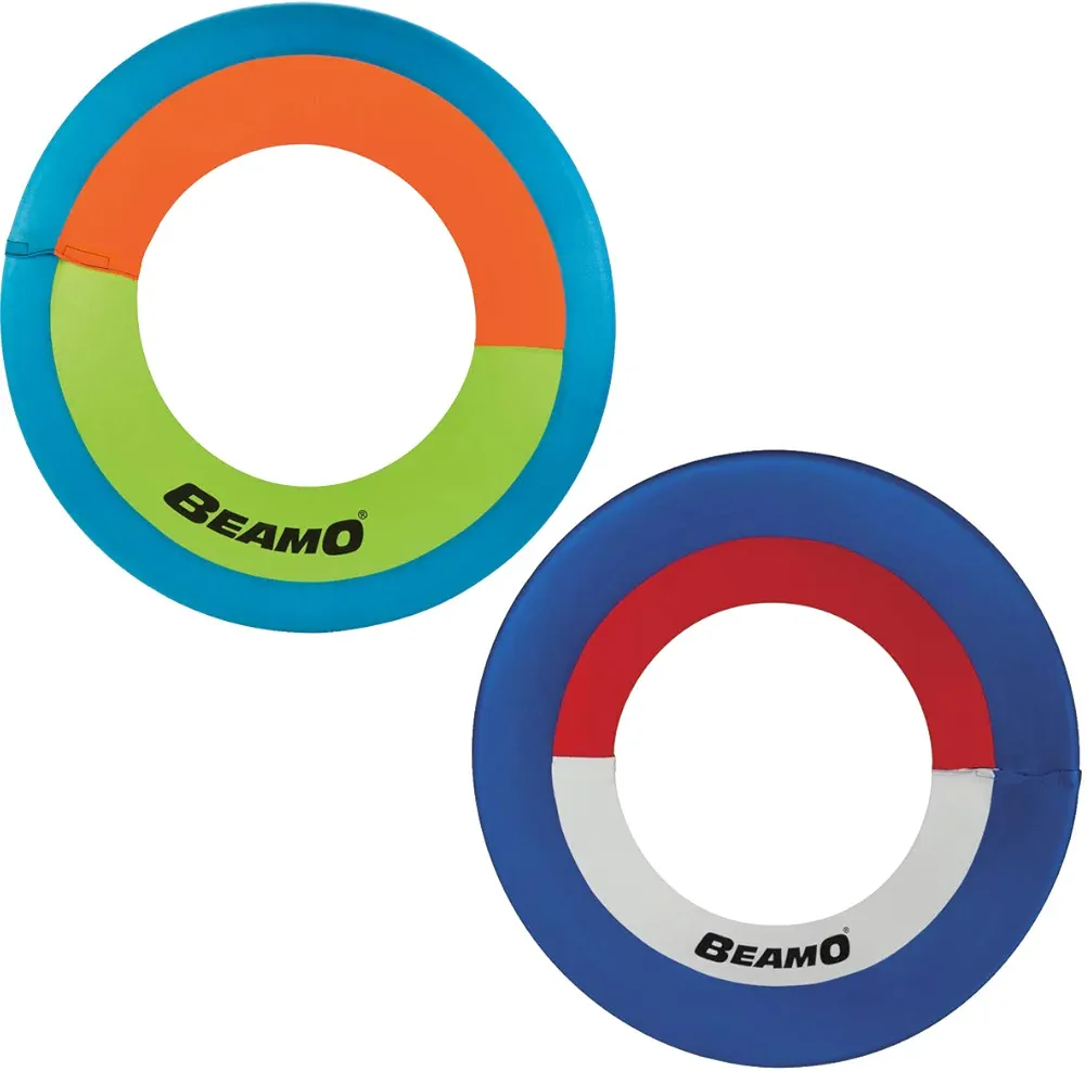 Toysmith BeamO Junior 20 Inch Lightweight Flying Hoop Set of 2 (Assorted Colors)
