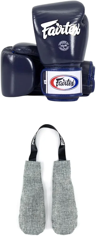 Fairtex BGV1 Boxing Gloves with Deodorizer Inserts | Shock Absorbent Gloves + Odor & Moisture Absorber for Boxing, MMA, Muay Thai | Perfect Bundle for Clean & Durable Gear