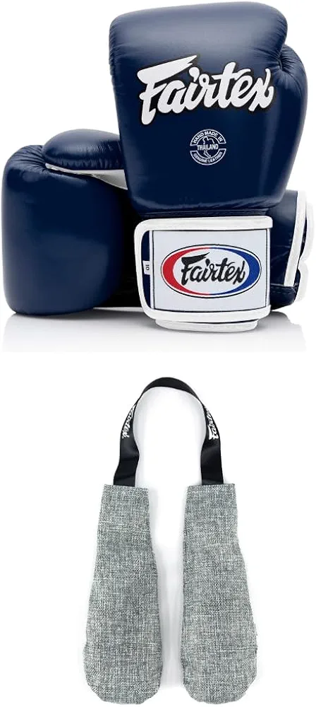 Fairtex BGV1 Boxing Gloves with Deodorizer Inserts | Shock Absorbent Gloves + Odor & Moisture Absorber for Boxing, MMA, Muay Thai | Perfect Bundle for Clean & Durable Gear