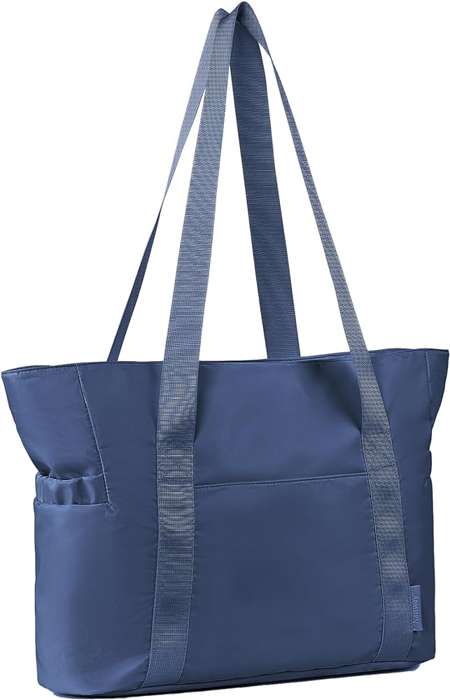 Waterproof Beach and Yoga Tote Bag for Women with Zipper and Mat Strap - Sandproof, Perfect for Beach Days and Yoga