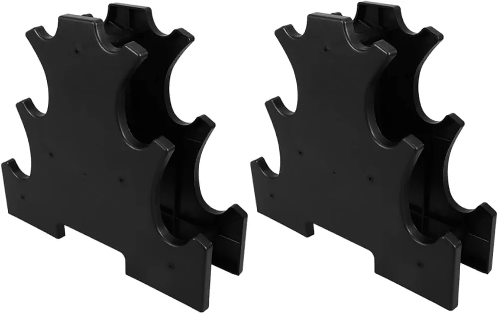 BESPORTBLE 2pcs Dumbbell Storage Rack Dumbbell Cradles Weight Rack for Dumbbell Kettlebell Rack Dumbbell Saddle Rest Small Dumbbell Rack Dumbbells Weight Rack Barbell Rack Stand Pp Black