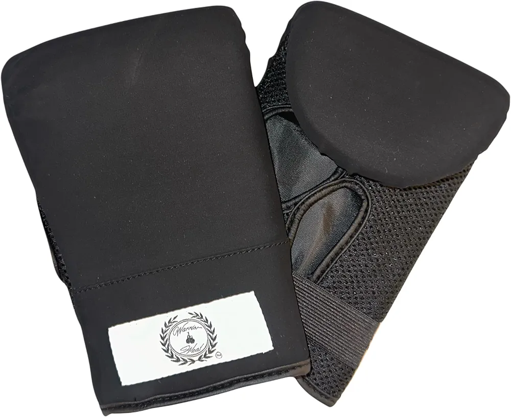 Warrior Wear 7oz Heavy Bag Boxing Gloves/Bag Mitts/Training Gloves. One Size Fits All, Machine Washable, Thumbless, Elastic Wristband