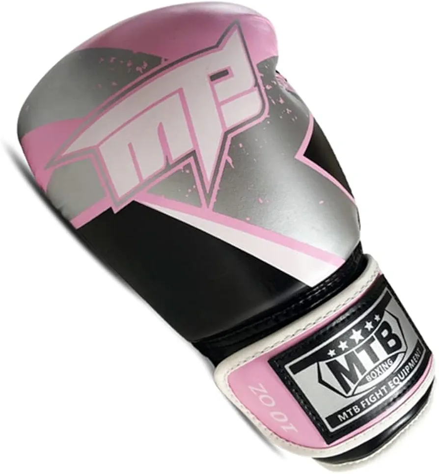 New Genuine Boxing Gloves,Boxing Gloves for Men Women, Fight Training, Punch Bag, Training Gloves,Pink,10OZ