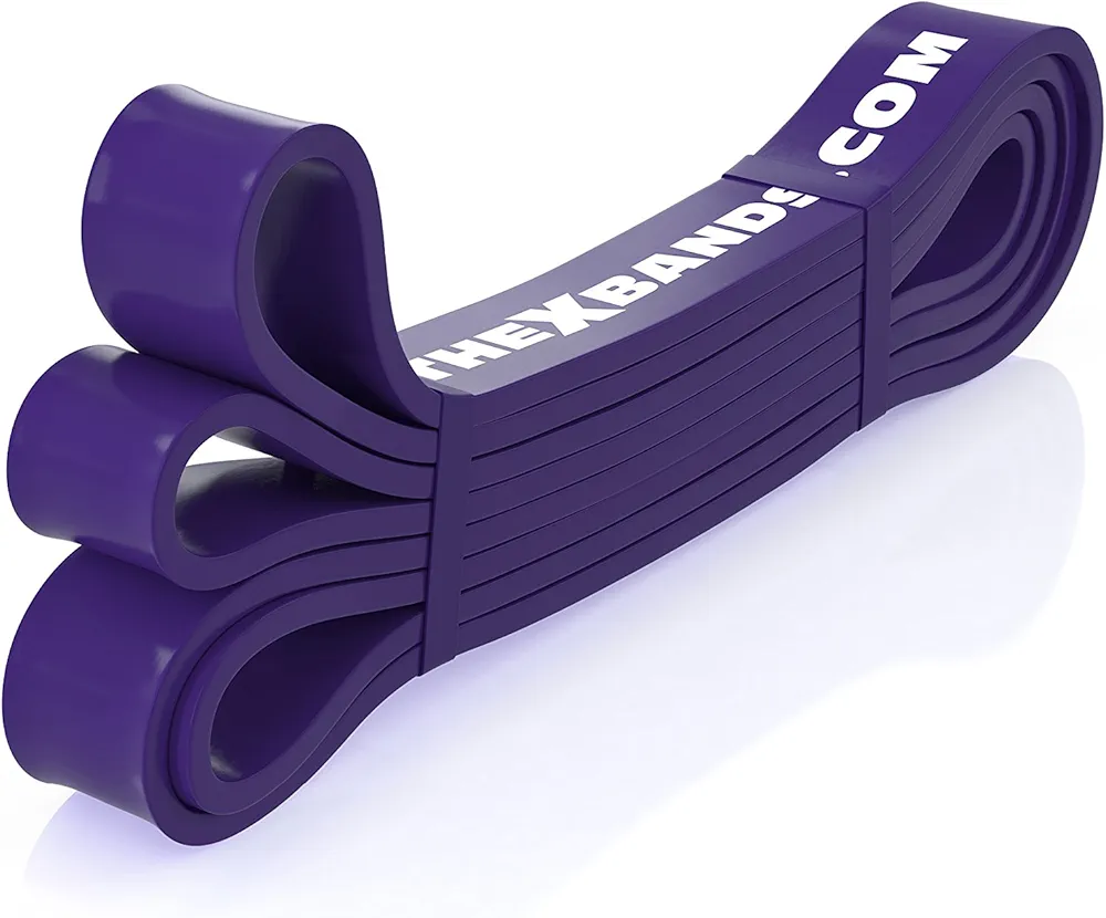 The x Bands Resistance Bands - Squat Bands - Booty Band - Pull Up Bands - Extra Strength Workout Bands - Exercise Resistance Bands for Home or Gym Workout - Strength Training Equipment