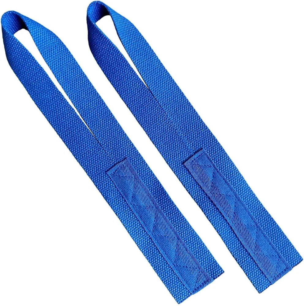 2X Weight Lifting Straps Hand Grip Strength Training Deadlift Straps Wrist Support Wraps for Workout Dumbbell Deadlifts Gym