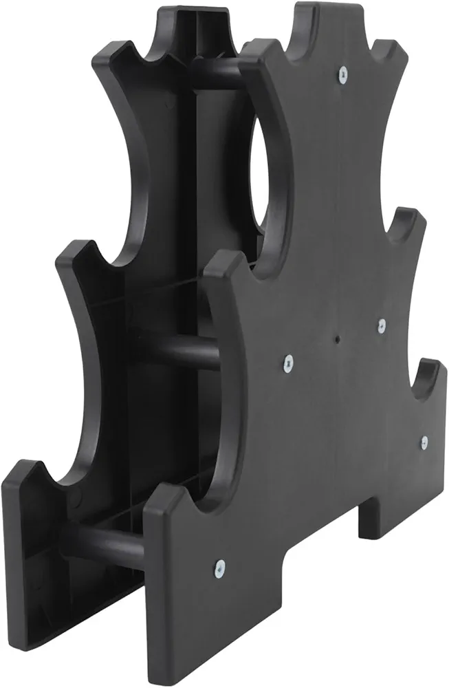 Keenso Dumbbell Rack,20kg Bearing 3 Tier Weight Rack Stand for Home Gym