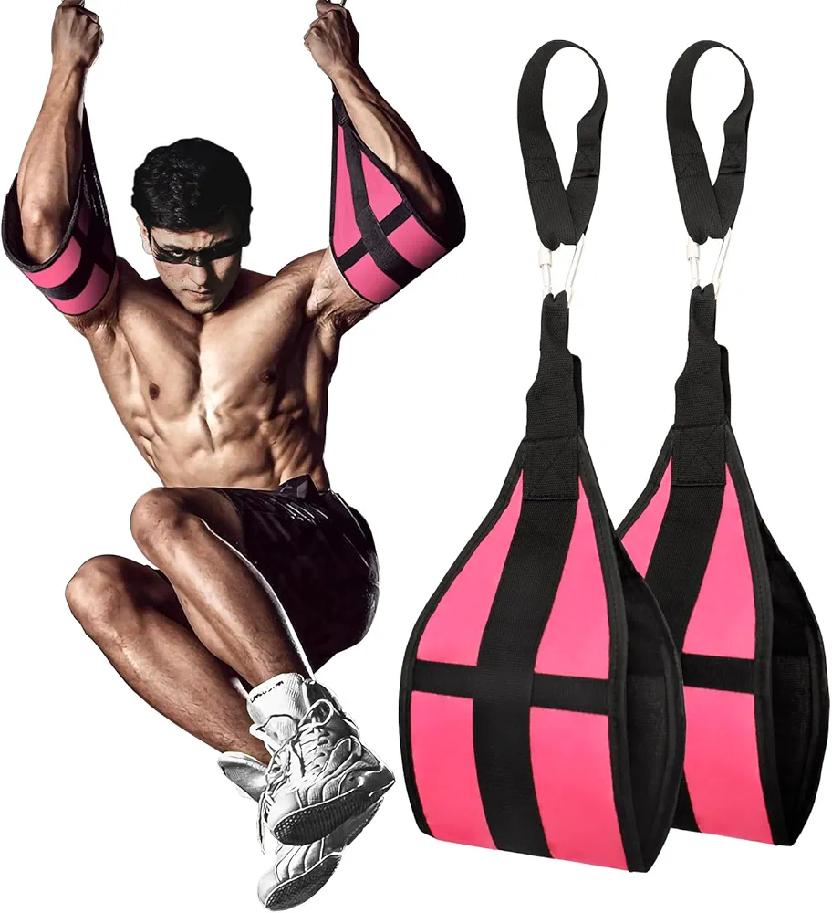 Hanging Ab Straps for Pull Up Bar: Gym Ab Sling Straps for Arm Pull up Workout Support for Training Knee and Leg Raises