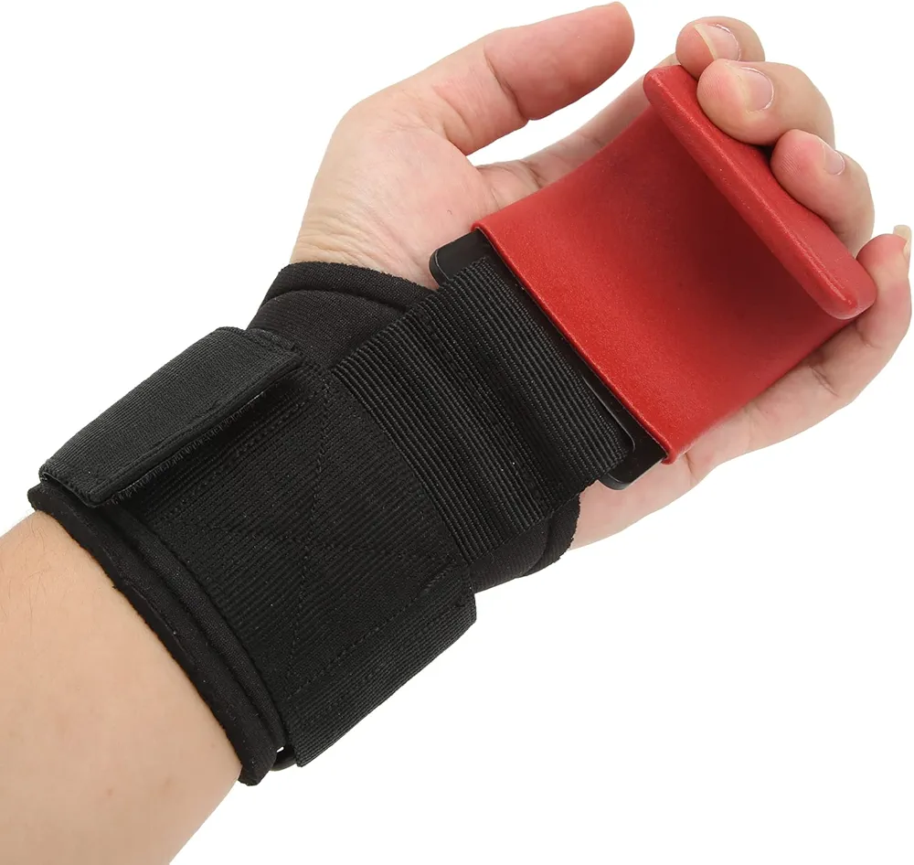 Weight Lifting Hooks, Pull Up Grips Wrist Protection Strength Training Hand Grip Support Wrist Straps Weightlifting Grips Straps Gloves Wrist Support for Gym Workout for Men Women