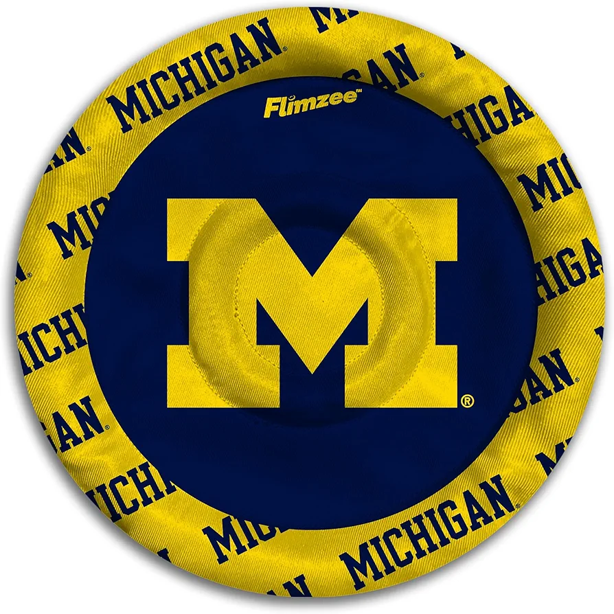 YouTheFan NCAA Michigan Wolverines Flimzee Bean-Bag Flying Disc