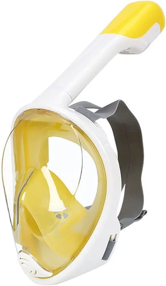 Snorkel Mask for Adult Kids Full Face Snorkel Mask Adult, 180° Panoramic Ultra-Clear Vision, Full Dry Snorkel Anti-Choking Diving Equipment