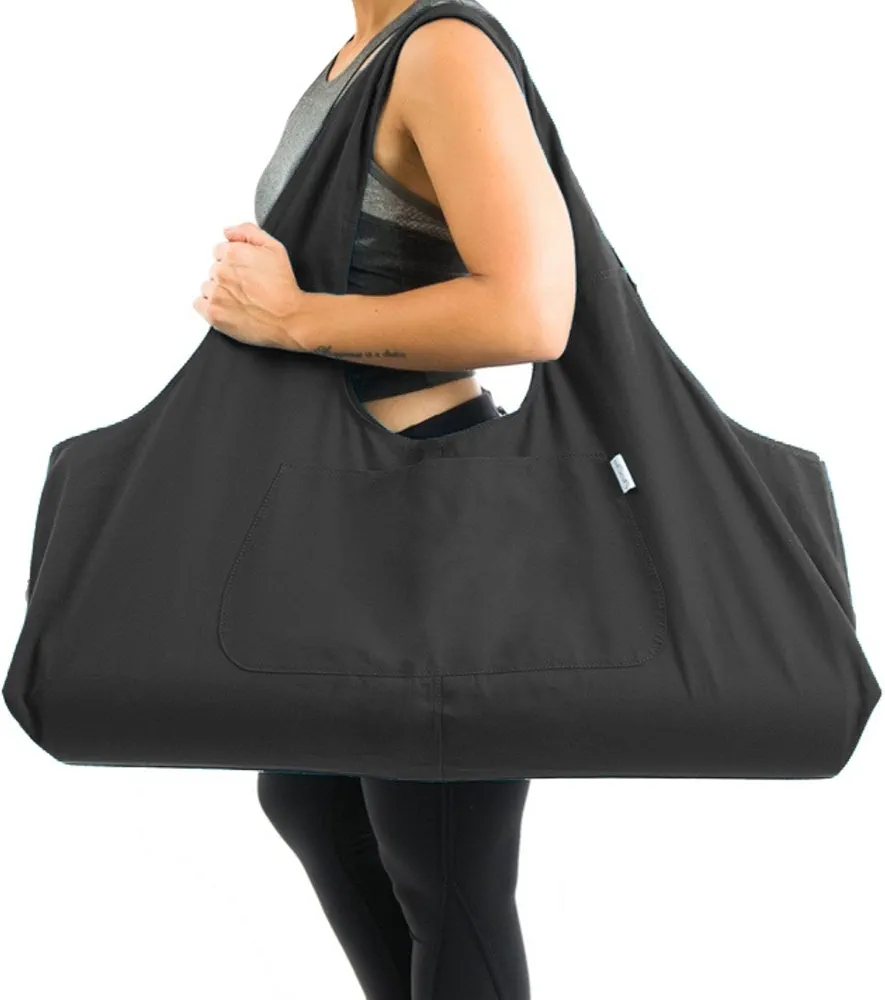 Yogiii Yoga Mat Bag | The ORIGINAL YogiiiTotePRO | Large Yoga Mat Bag or Yoga Mat Carrier with Side Pocket | Yoga Bag Fits Most Size Mats