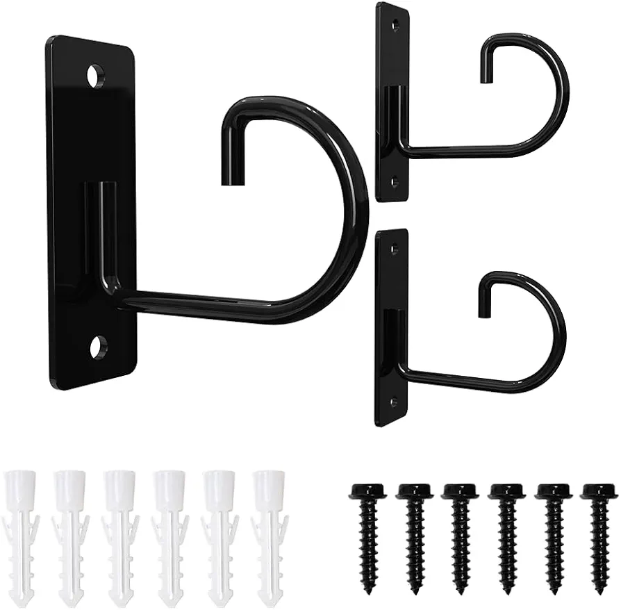 3PCS Resistance Band Wall Anchor,Heavyduty Hooks for Resistance Bands,Metal Resistance Bands Wall Mount,Space Saving Workout Hooks for Strength Training