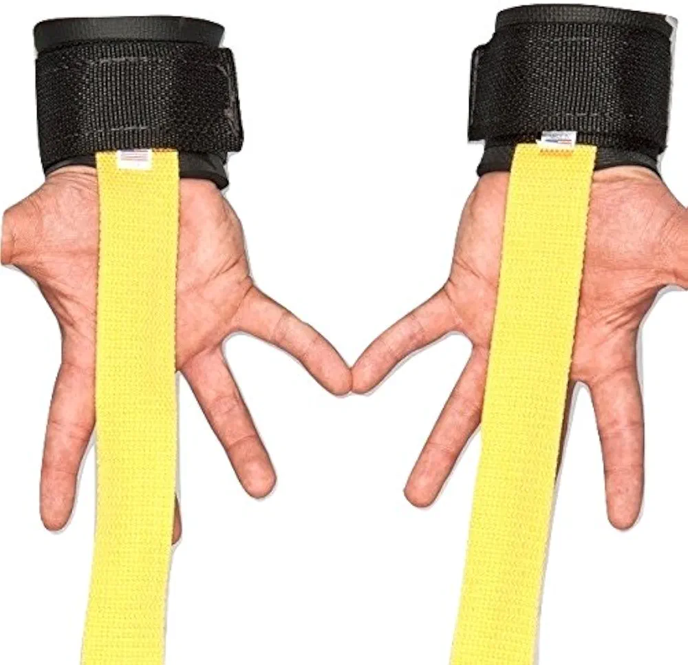 USA Made! Weight Lifting Straps 650# Pull Rated Plush Wrist!