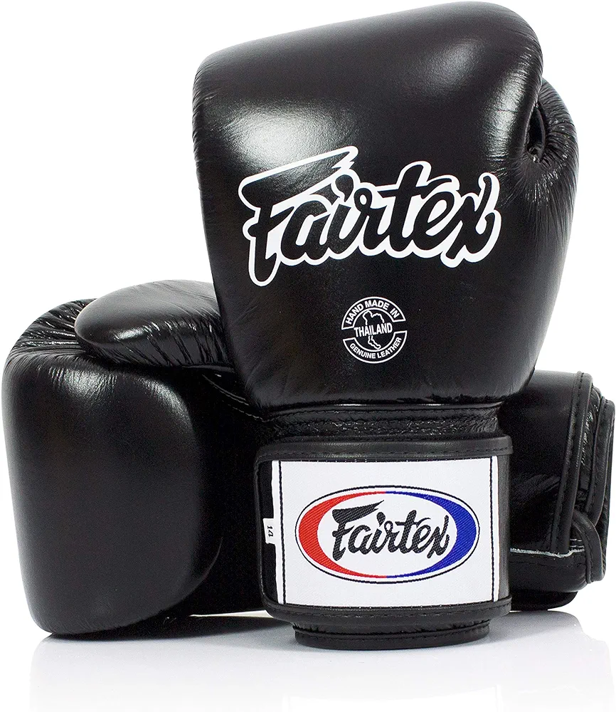 Fairtex BGV1BR Muay Thai Boxing Breathable Gloves for Men, Women, Kids | MMA Gloves, Kickboxing, Gym, Workout | Premium Quality, Light Weight & Shock Absorbent Boxing Gloves